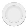 Aparelho de Jantar e Chá Oxford Flamingo Diamond 30 Peças - Branco - Liso - 5