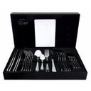 Ver imagem 7 de Faqueiro Euro Com 24 Peças Presente Aniversário Casamento - Preto