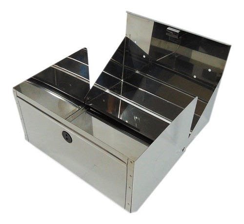 Porta Papel Toalha Inox Toalheiro Folhas Inter Folhadas M1i:Prateado - 7