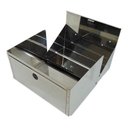 Ver imagem 7 de Porta Papel Toalha Inox Toalheiro Folhas Inter Folhadas M1i:Prateado