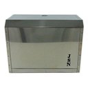 Ver imagem 1 de Porta Papel Toalha Inox Toalheiro Folhas Inter Folhadas M1i:Prateado