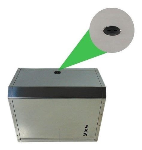 Porta Papel Toalha Inox Toalheiro Folhas Inter Folhadas M1i:Prateado - 2