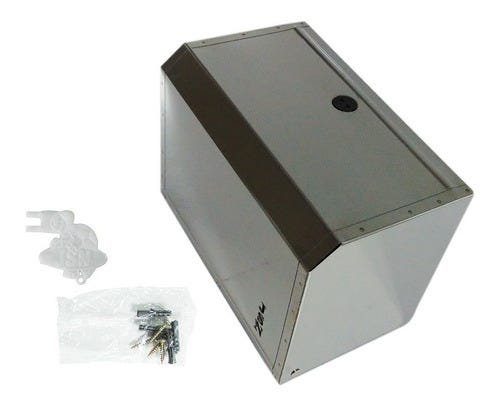 Porta Papel Toalha Inox Toalheiro Folhas Inter Folhadas M1i:Prateado - 6