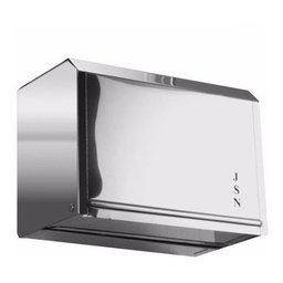 Porta Papel Toalha Inox Toalheiro Folhas Inter Folhadas M1i:Prateado - 8