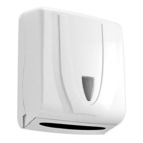 Toalheiro Unik Com Detalhe Branco Para Papel 2 Ou 3 Dobras