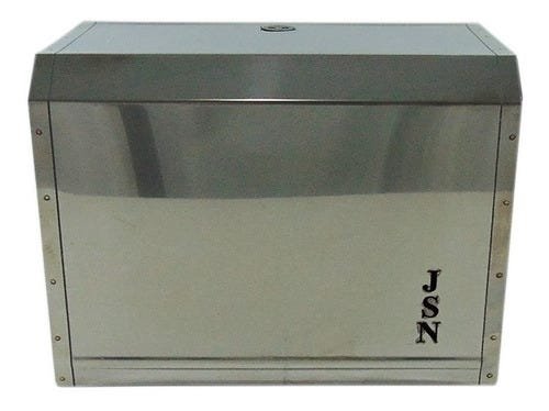 Porta Papel Toalha Inox Toalheiro Folhas Inter Folhadas M1i:Prateado - 1