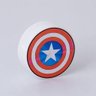 Mini Luminária Led Redonda Capitão América Usb Marvel - 1