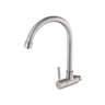 Torneira de Aço Inox Convencional para Cozinha Parede 25cm - 1