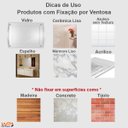 Ver imagem 6 de Suporte Para Saboneteira Liquida Algodão Cromado Fixação por Ventosa