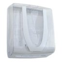 Ver imagem 1 de Toalheiro Unik Color Cristal Para Papel 2 Ou 3 Dobras V10b