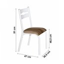 Ver imagem 3 de Kit 2 Cadeiras Aço Luna Clássica 