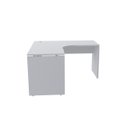 Ver imagem 4 de Mesa em L para Escritório 135x135 Pandin P25 - Cinza