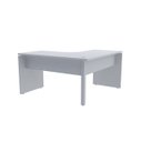 Ver imagem 2 de Mesa em L para Escritório 135x135 Pandin P25 - Cinza