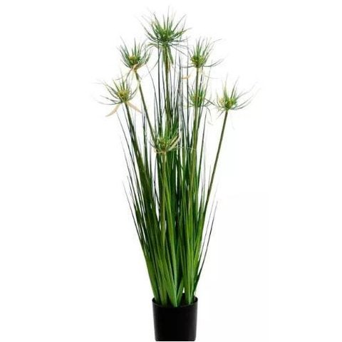 Planta Árvore Artificial Grass Verde em 2 Tons com Vaso 90cm