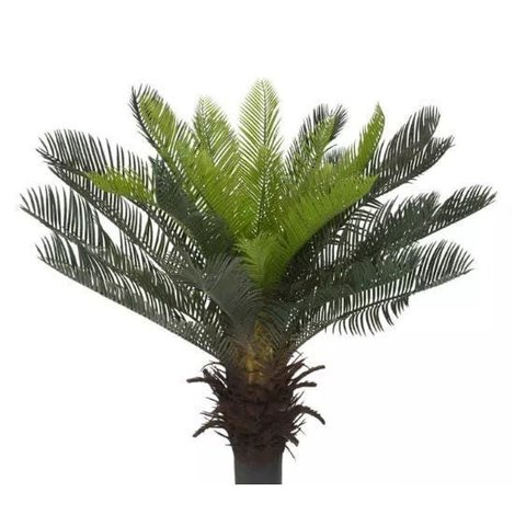 Planta Árvore Artificial Palmeira Cycas Verde 60cm