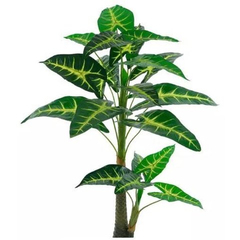 Planta Árvore Artificial Alocásia Verde 1,25m