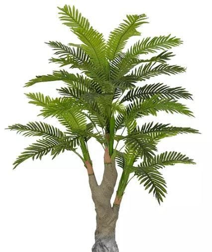 Planta Árvore Artificial Palmeira Real Toque Verde 2 Tons 1,67m