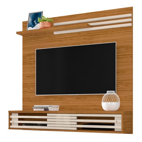Bancada Suspensa Frizz Sublime Tvs até 55” Naturale Off White 281130 Madetec