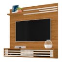 Ver imagem 1 de Bancada Suspensa Frizz Sublime Tvs até 55” Naturale Off White 281130 Madetec