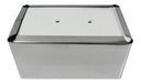 Ver imagem 2 de 20 Un. Porta Guardanapo Aço Inox Bares E Restaurantes:Deitado/Inox
