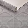 Papel de Parede Geométrico Texturizado Lajotas 3d Cinza - 1