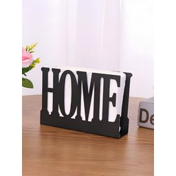 Porta Guardanapos Decorativos Home de Mesa Preto - 2