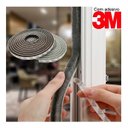 Ver imagem 2 de Escovinha Vedadora Adesiva 5x5mm - 10 Metros 3m - Cinza