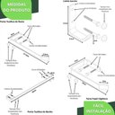 Ver imagem 6 de Kit de Acessórios para Banheiro Branco 4 Peças Fs.plus