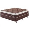 Conjunto Cama Box Casal com Colchão Houston Top 138x188cm Hellen Colchões - 1