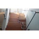 Ver imagem 2 de Coluna Torre em Inox 30 Cm Guarda Corpo Canopla Quadrada