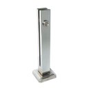 Ver imagem 1 de Coluna Torre em Inox 30 Cm Guarda Corpo Canopla Quadrada
