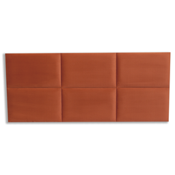 Cabeceira Casal Veludo 141x60 Cama Box Modulada Retangular Terracota - 3