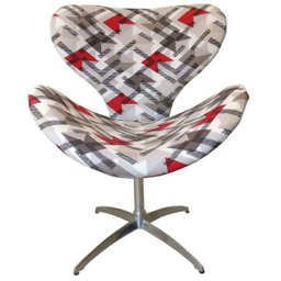 Poltrona Atraente Slim Lisa Belize Base Giratória Alumínio - 1