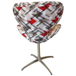 Poltrona Atraente Slim Lisa Belize Base Giratória Alumínio - 4