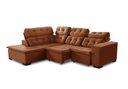 Ver imagem 2 de Sofá de Canto Retrátil e Reclinável 6 Lugares Pillow Top Suede Berlim Terracota
