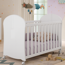 Ver imagem 3 de Berço Peroba Smim Americano Cor Branco com Rodízios Infantil