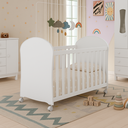 Ver imagem 5 de Berço Peroba Smim Americano Cor Branco com Rodízios Infantil