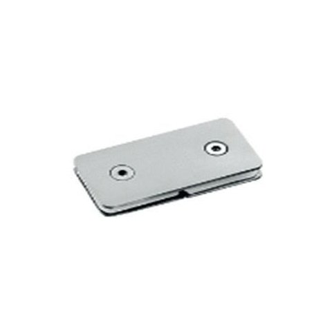 União de vidros inox 180º vidro/vidro