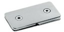 Ver imagem 1 de União de vidros inox 180º vidro/vidro