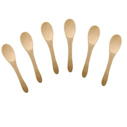 Conjunto de 6 Mini Colheres de Bambu Oikos - 3