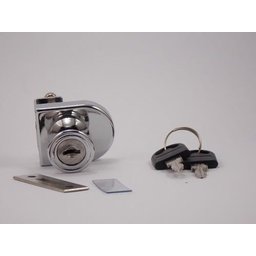 Fechadura simples para porta de vitrine ou rack - 5 Fechadura simples para porta de vitrine ou rack - 5