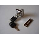 Ver imagem 4 de Fechadura simples para porta de vitrine ou rack