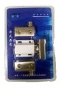 Ver imagem 1 de Dobradiça inox para rack com porta de vidro de 4 a 8mm com imã