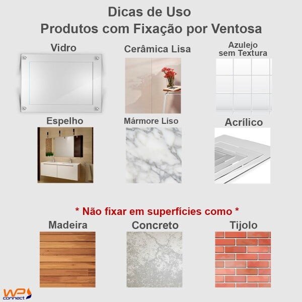Suporte Para Algodão Sabonete Líquido Fixação de Ventosa Cobre - 6