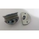 Ver imagem 2 de Dobradiça meia-lua para rack vitrine porta de vidro de 4 a 6mm