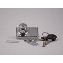 Ver imagem 3 de Fechadura dupla para porta de vitrine ou rack