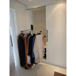 Cabideiro Guarda-Roupa Extensivel Basculante 830 -1200mm - 2