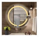Ver mais imagens de Espelho Jateado Redondo 60cm com Led Quente
