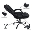 Ver imagem 7 de Cadeira de Escritório Presidente Reclinável Ergonômica Preto