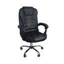 Ver imagem 1 de Cadeira de Escritório Presidente Reclinável Ergonômica Preto